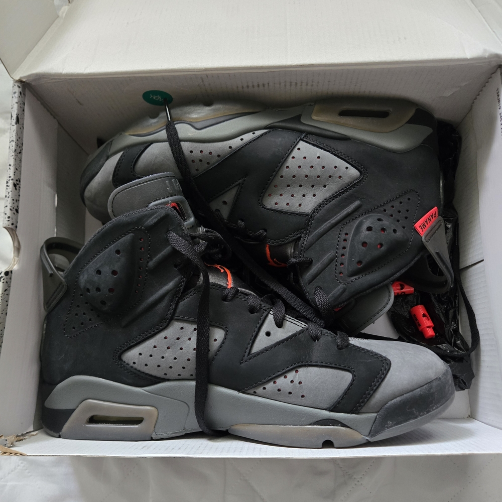 Jordan 6 Infrared X Paris Saint Germain PSG Sneakers Size 10 With Box